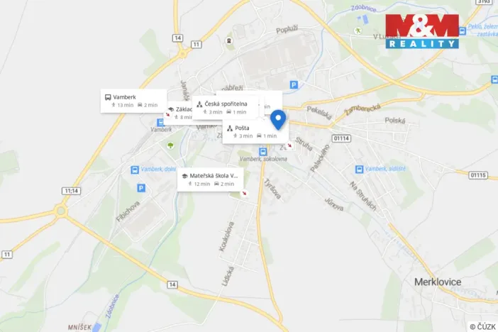 Pronájem bytu 3+1, Vamberk, Struha, 61 m2