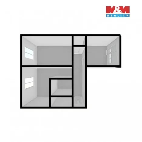 Prodej bytu 2+1, Otrokovice, Lidická, 54 m2