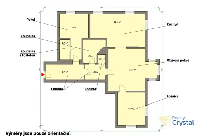 Pronájem bytu 4+kk, Mariánské Lázně, Lužická, 96 m2