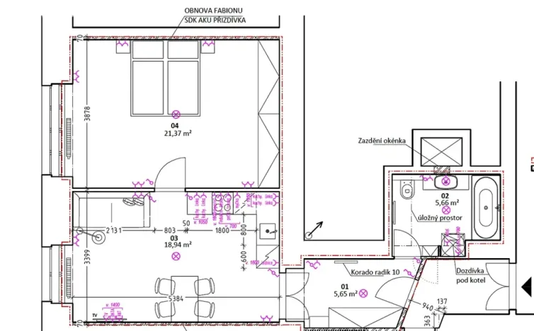 Prodej bytu 2+kk, Praha - Nové Město, Trojická, 51 m2