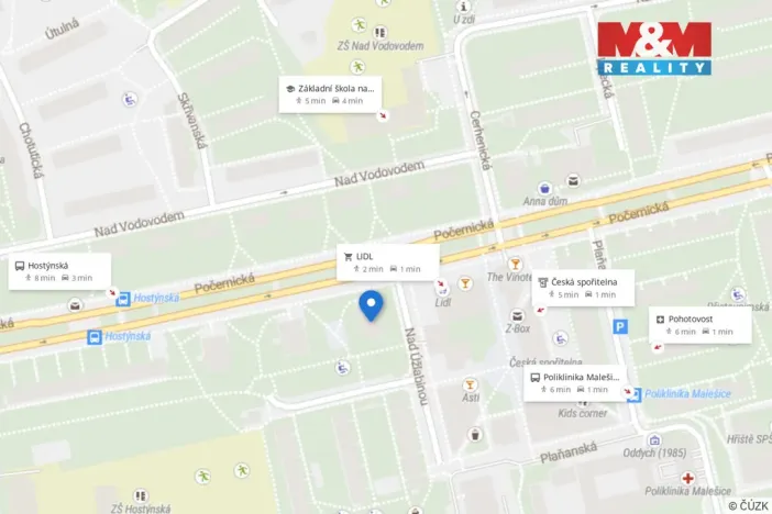 Prodej bytu 1+kk, Praha - Malešice, Počernická, 25 m2