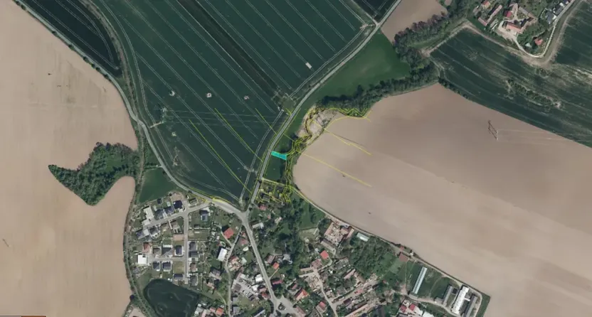 Dražba pole, Bylany, 243 m2