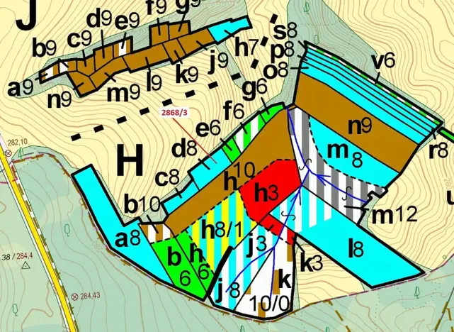 Dražba lesa, Píšť, 1321 m2
