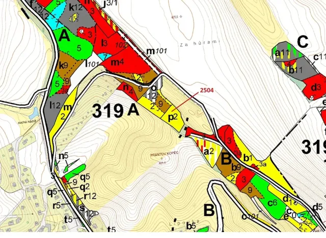 Dražba lesa, Písečná, 3497 m2