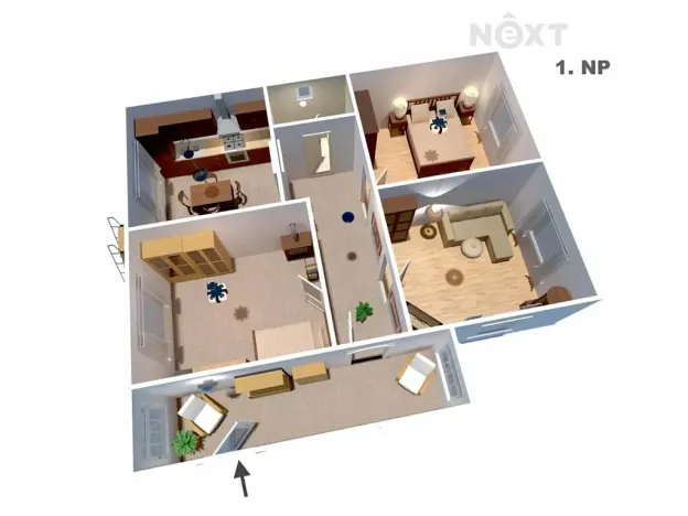 Prodej rodinného domu, Petrohrad, 102 m2