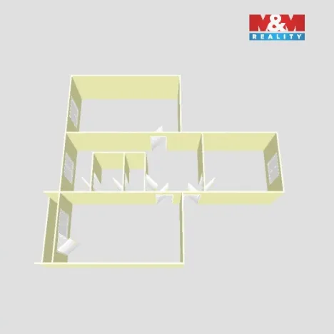 Prodej bytu 3+1, Klášterec nad Ohří, Na Vyhlídce, 66 m2