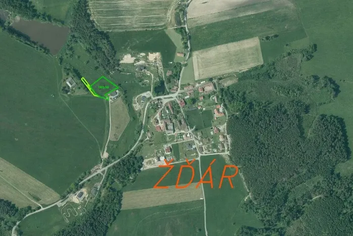 Prodej pozemku, Kaplice, 3302 m2