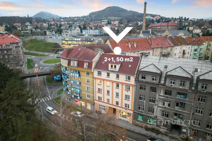 Pronájem bytu 2+1, Děčín, Ruská, 50 m2