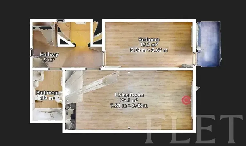 Pronájem bytu 2+kk, Praha - Letňany, Pavla Beneše, 56 m2