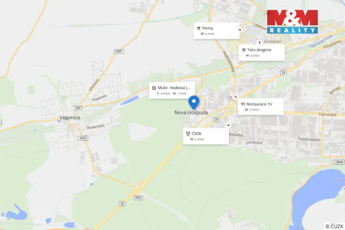 Pronájem rodinného domu, Plzeň, Prostřední, 65 m2