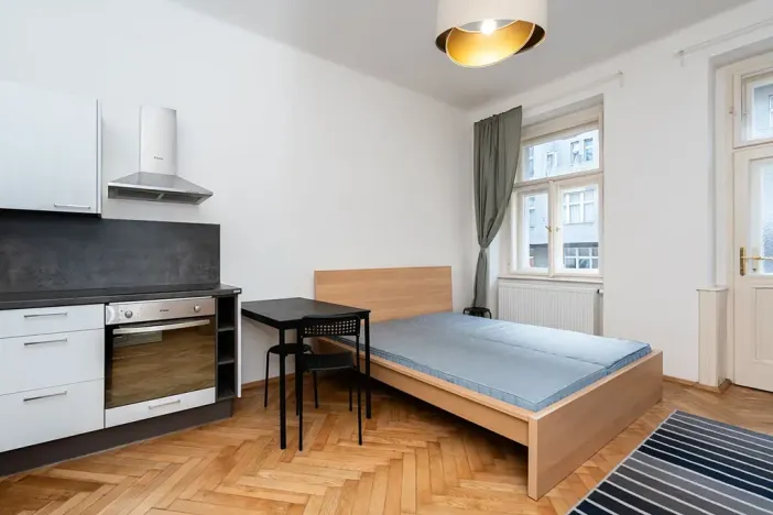 Pronájem bytu 1+kk, Praha - Nové Město, Lípová, 33 m2