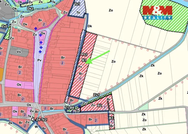 Prodej pozemku pro bydlení, Topolany, 1194 m2