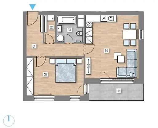 Prodej bytu 2+kk, Praha - Zličín, Strážovická, 59 m2