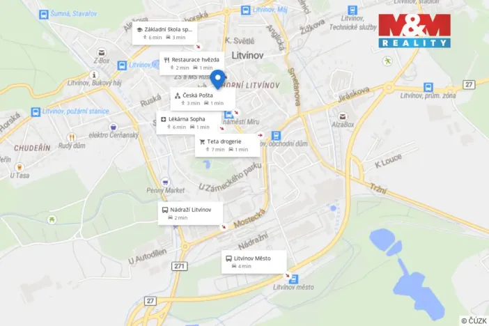 Prodej bytu 2+kk, Litvínov - Horní Litvínov, Valdštejnská, 50 m2