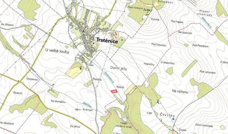 Prodej pole, Trstěnice, 4160 m2