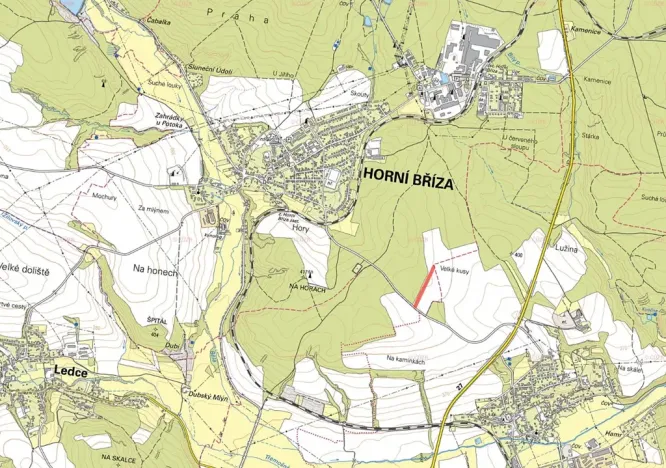 Prodej pole, Horní Bříza, 4937 m2