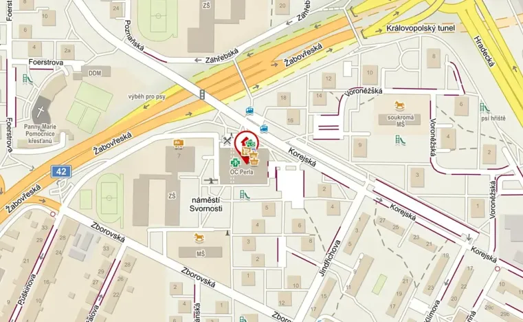 Pronájem výrobních prostor, Brno, náměstí Svornosti, 86 m2