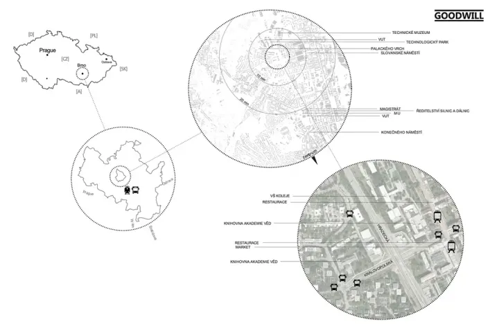 Pronájem obchodního prostoru, Brno, Královopolská, 450 m2