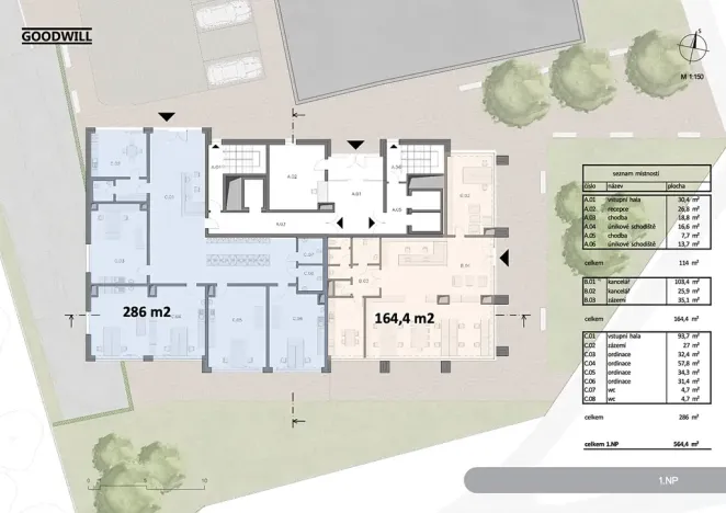 Pronájem obchodního prostoru, Brno, Královopolská, 167 m2