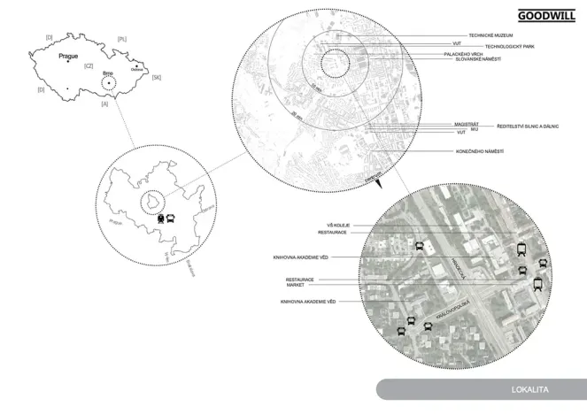 Pronájem obchodního prostoru, Brno, Královopolská, 242 m2