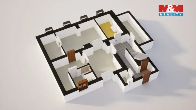 Prodej bytu 3+kk, Jablonec nad Nisou, Saskova, 63 m2