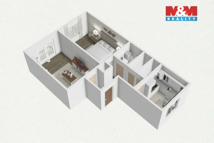 Prodej bytu 2+1, Karlovy Vary, K. Čapka, 55 m2