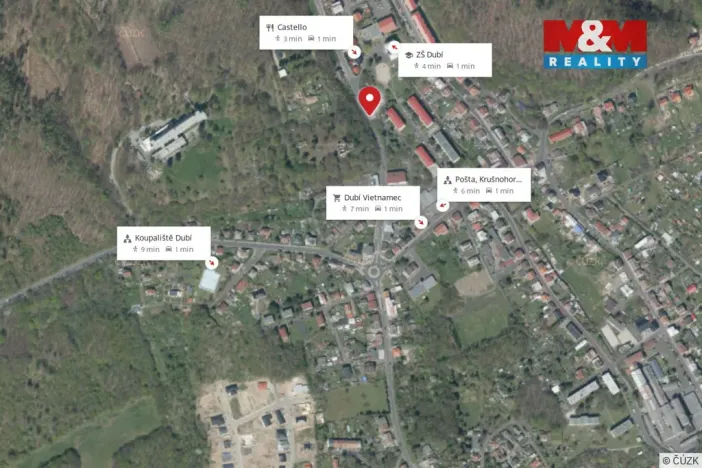 Pronájem bytu 2+kk, Dubí, 50 m2