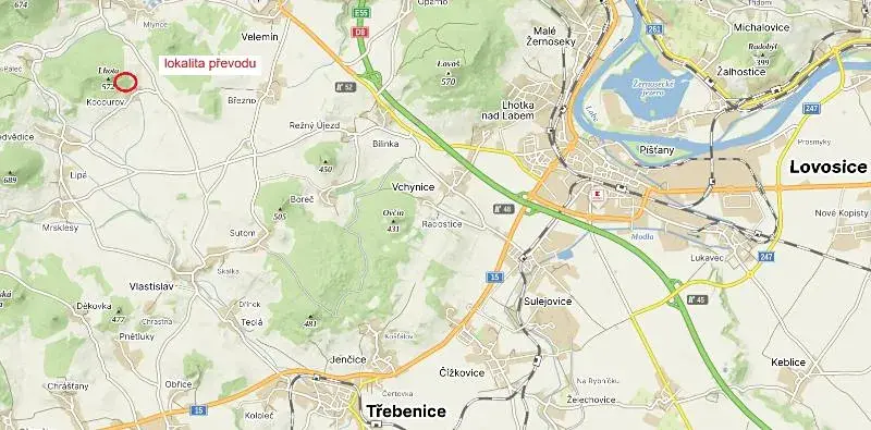 Prodej pozemku, Třebenice, 4080 m2