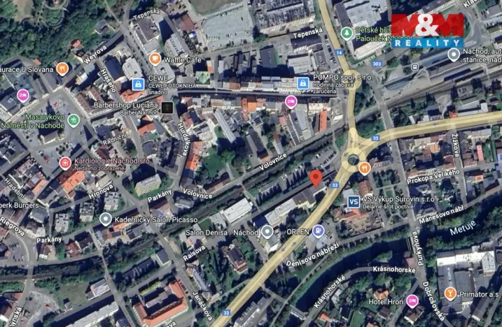 Pronájem bytu 1+1, Náchod, Raisova, 32 m2