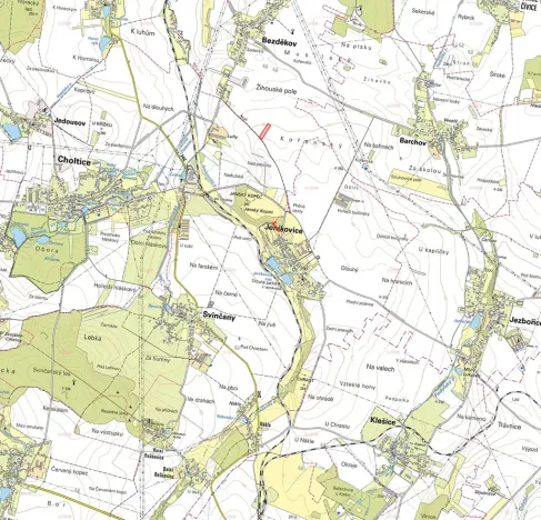 Prodej louky, Bezděkov, 9812 m2