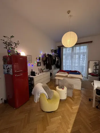 Pronájem bytu 1+kk, Praha - Žižkov, Orebitská, 32 m2