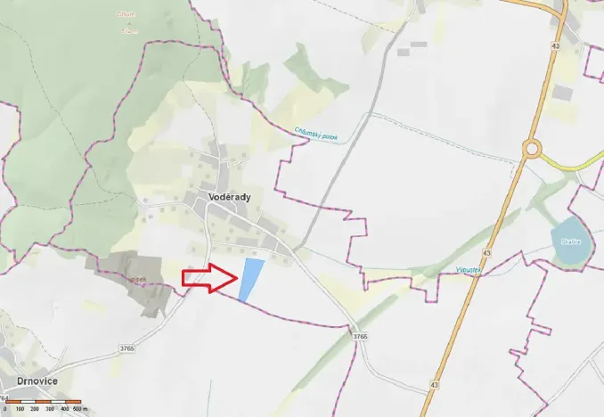 Prodej pole, Voděrady, 25374 m2