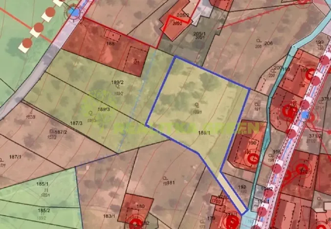 Prodej zahrady, Fryšták, 1898 m2