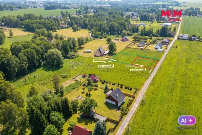 Prodej pozemku pro bydlení, Rumburk - Rumburk 3-Dolní Křečany, 952 m2