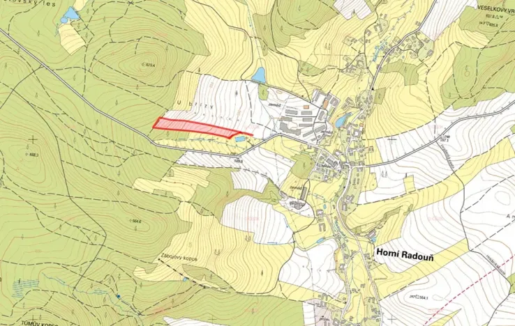 Prodej pole, Horní Radouň, 22466 m2