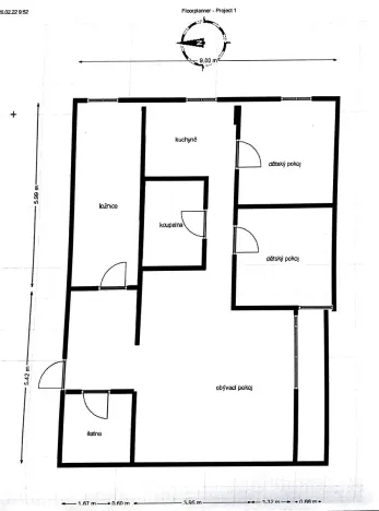 Pronájem bytu 4+1, Brno, Zikova, 94 m2