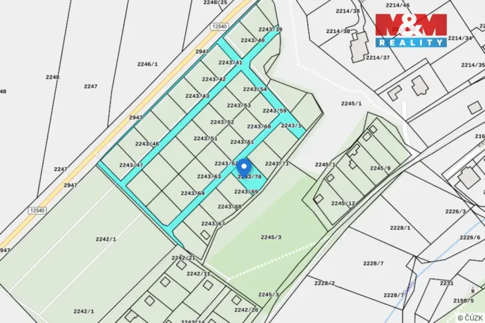 Prodej zahrady, Kolín - Štítary, 381 m2