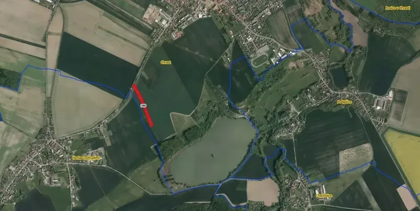 Prodej pole, Chrast, 6433 m2