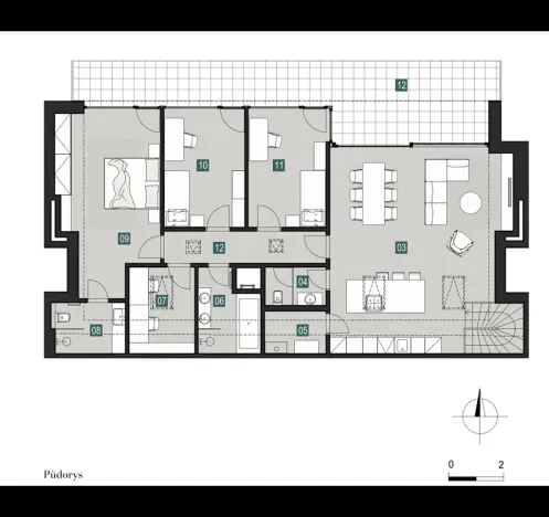 Prodej bytu 5+kk, Praha - Smíchov, Pecháčkova, 137 m2