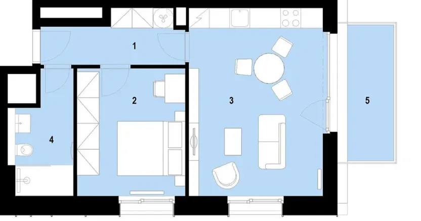 Prodej bytu 2+kk, Brno, Plynárenská, 48 m2
