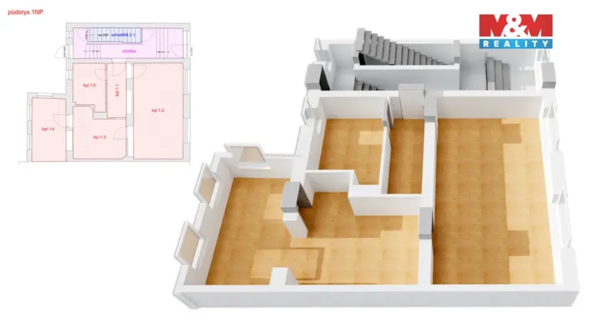 Prodej kanceláře, Ostrava - Vítkovice, Holubova, 280 m2