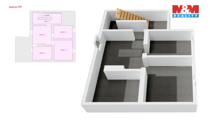 Prodej kanceláře, Ostrava - Vítkovice, Holubova, 280 m2