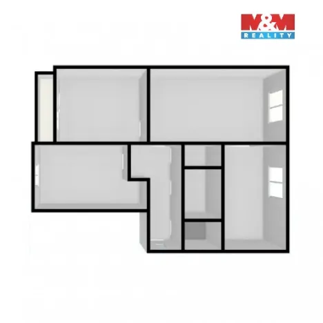 Prodej bytu 3+1, Chomutov, Písečná, 80 m2