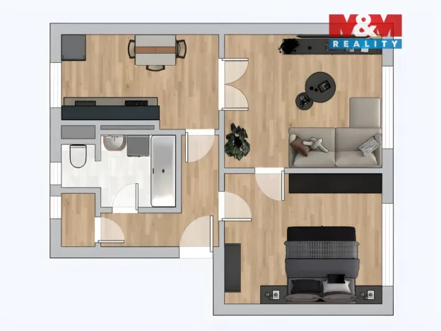 Prodej bytu 2+1, Čáslav - Čáslav-Nové Město, Novodvorská, 51 m2
