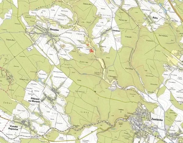 Prodej podílu pole, Zbraslav, 9329 m2