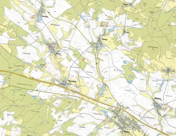 Prodej podílu louky, Černá, 3996 m2