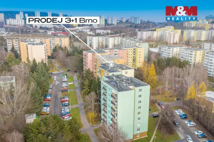 Prodej bytu 3+1, Brno - Starý Lískovec, Krymská, 73 m2