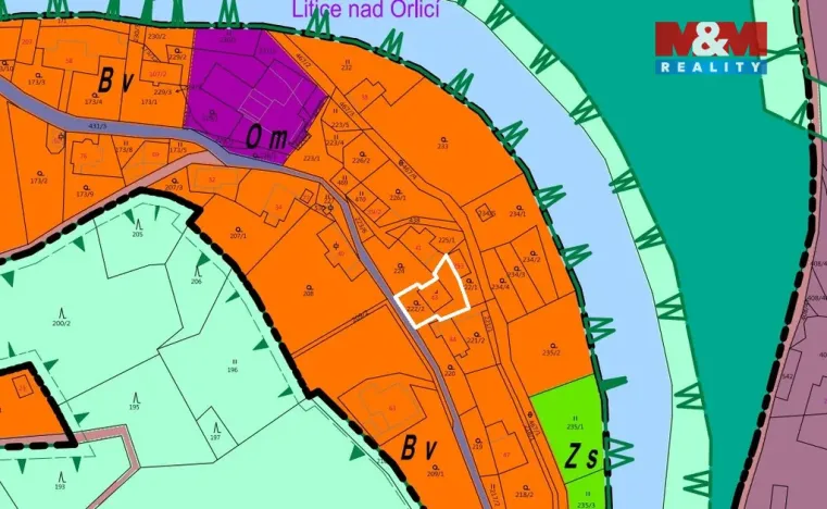 Prodej pozemku pro bydlení, Záchlumí - Litice nad Orlicí, 390 m2