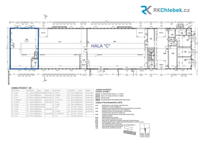 Pronájem skladu, Frýdek-Místek, Národních mučedníků, 1279 m2