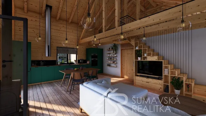 Prodej rodinného domu, Vacov - Rohanov, 133 m2